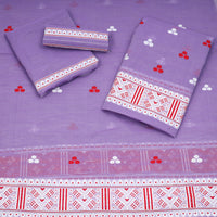 Assam Traditional Handloom Tussar Mekhela Chador with Blouse Piece 17
