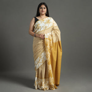 Pochampally Ikat Weave Pure Handloom Cotton Saree 10
