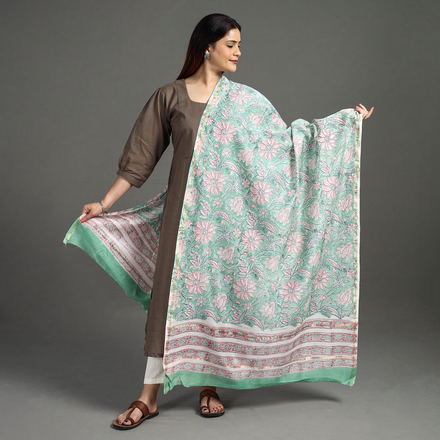 Sanganeri Dupatta 