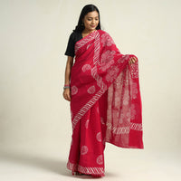 Batik Print Saree