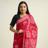 Batik Print Saree