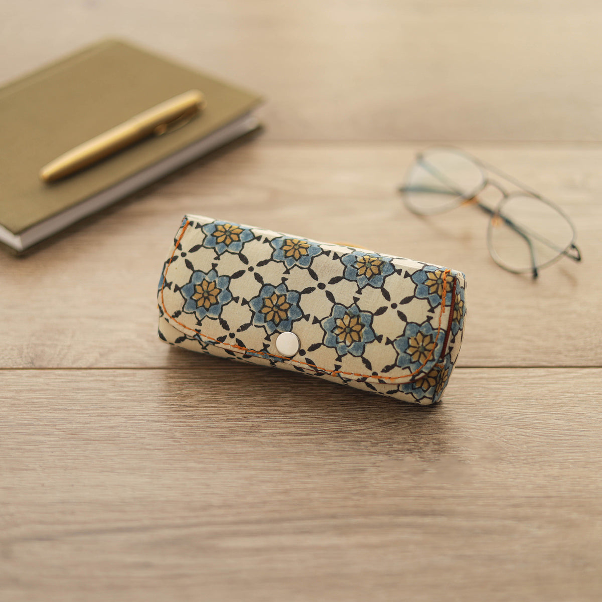 Hand Printed Spectacle Case by AsalKaar 05