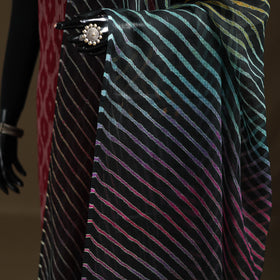 Multicolor - Kota Doria Cotton Tie-Dye Leheriya Dupatta with Tassels 07