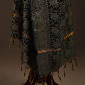 Zari Work Banarasi Silk Dupatta 01