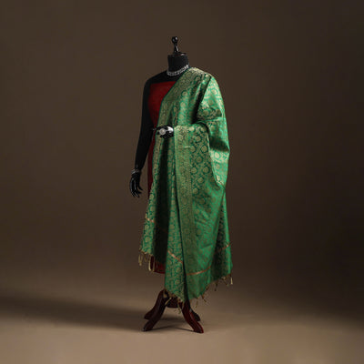 Zari Work Banarasi Silk Dupatta 05