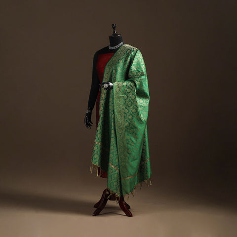 Zari Work Banarasi Silk Dupatta 05