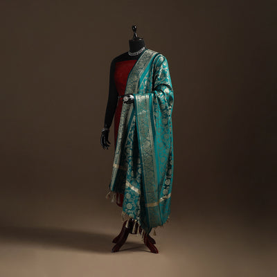Zari Work Banarasi Silk Dupatta 06