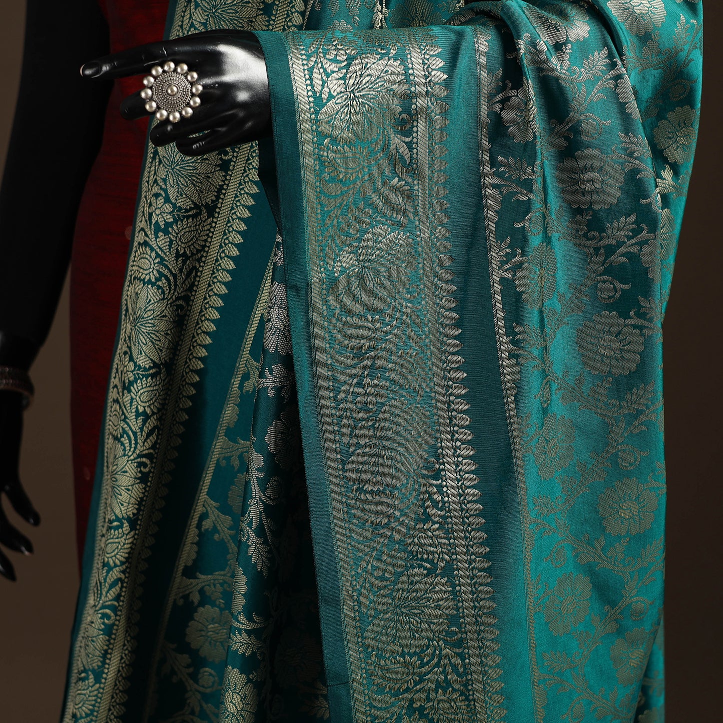 Zari Work Banarasi Silk Dupatta 06