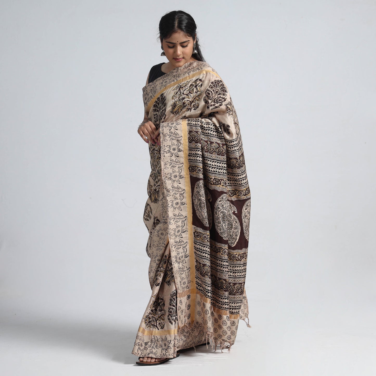  Kalamkari Printed Saree