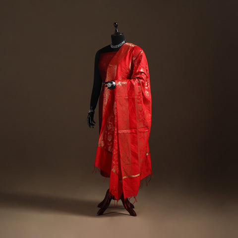 Zari Work Banarasi Silk Dupatta 08