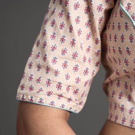 Buy Sanganeri Block Printed Cotton Stitched Blouse Online at iTokri.com