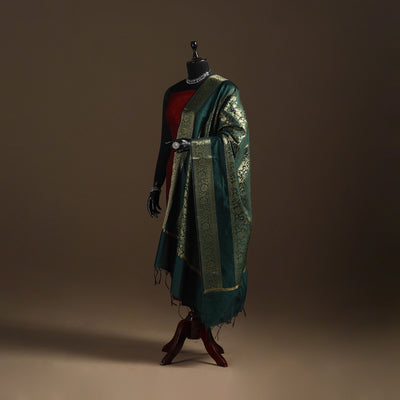 Zari Work Banarasi Silk Dupatta 10