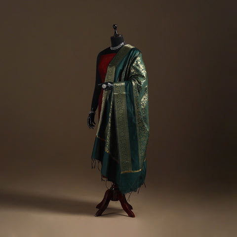 Zari Work Banarasi Silk Dupatta 10