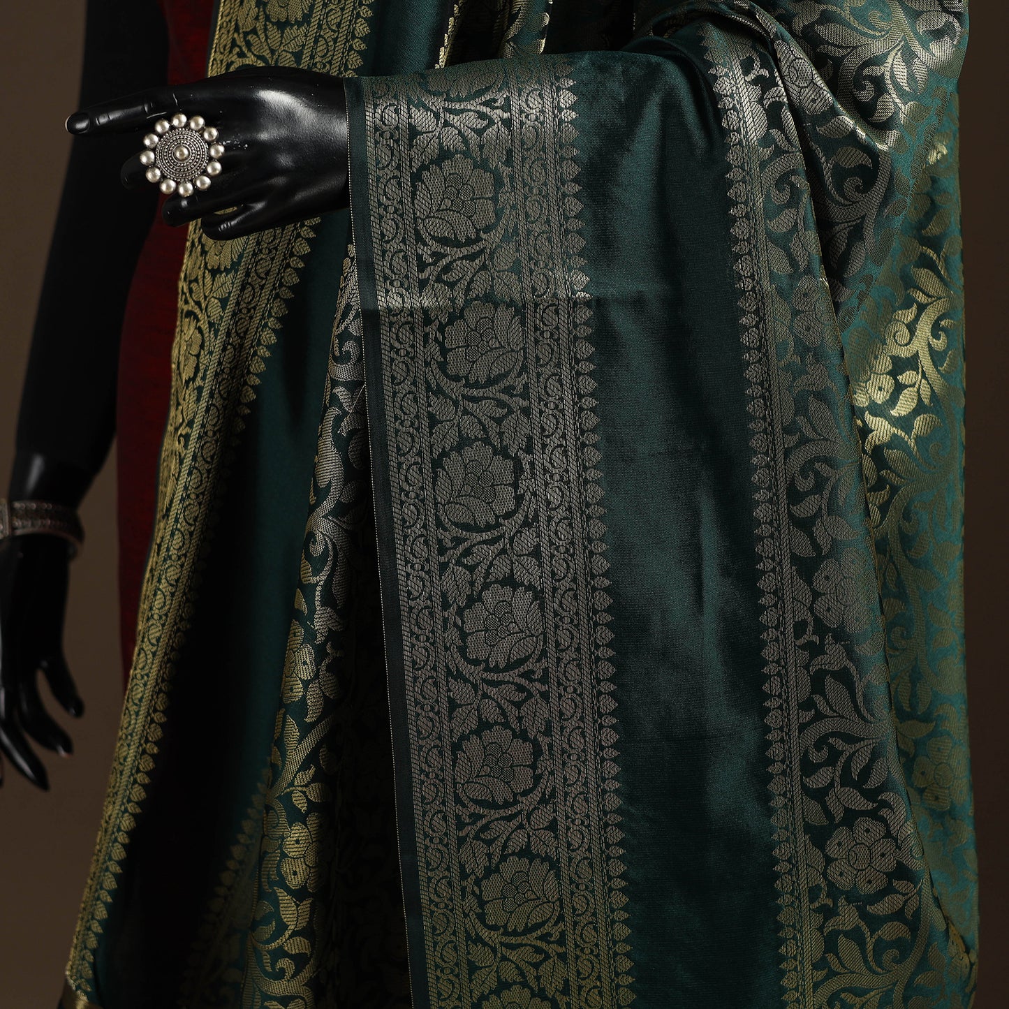 Zari Work Banarasi Silk Dupatta 10