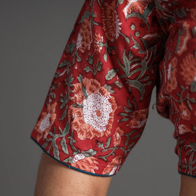 Buy Sanganeri Block Printed Cotton Stitched Blouse Online at iTokri.com