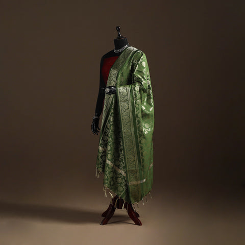Zari Work Banarasi Silk Dupatta 11