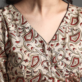 Buy Kalamkari Block Printed Cotton Stitched Blouse 