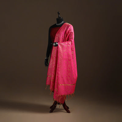 Zari Work Banarasi Silk Dupatta 13