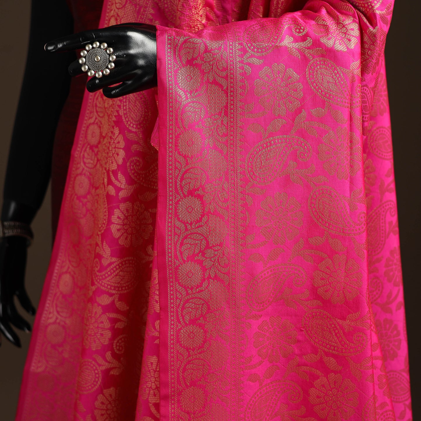 Zari Work Banarasi Silk Dupatta 13