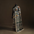 Kalamkari Printed Kota Doria Cotton Saree 03