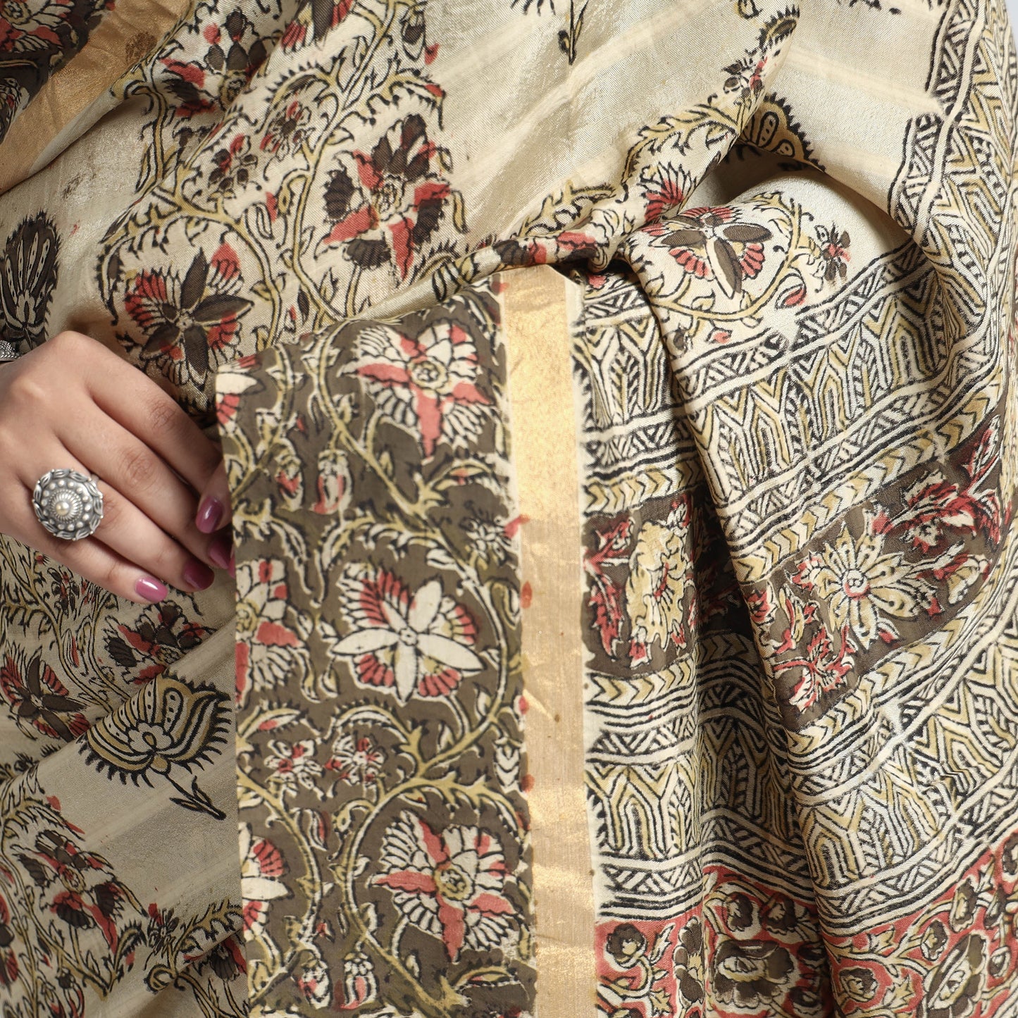  Kalamkari Printed Saree