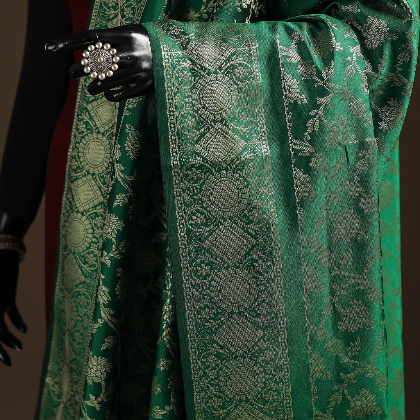 Zari Work Banarasi Silk Dupatta 19