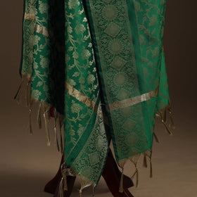 Zari Work Banarasi Silk Dupatta 19