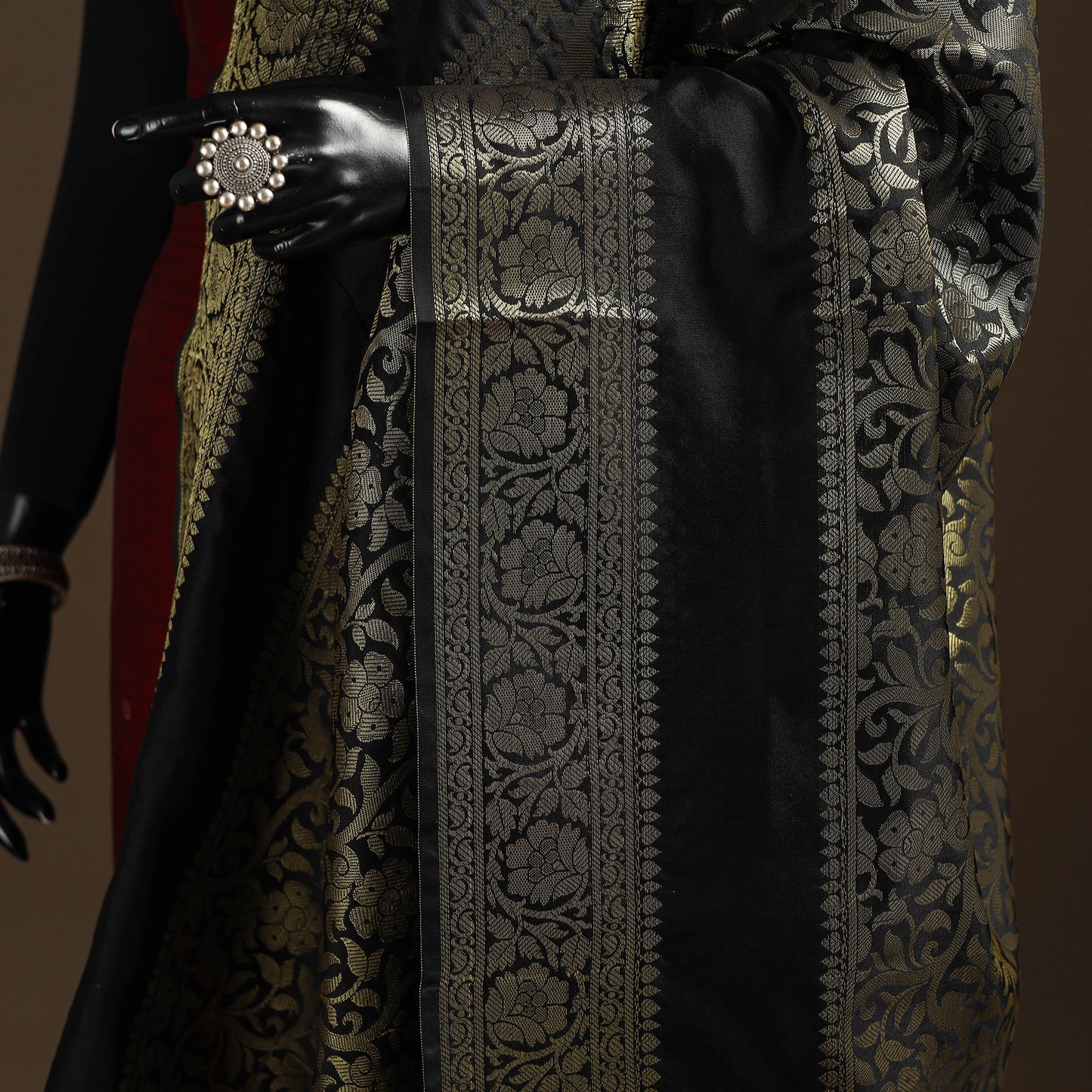 Zari Work Banarasi Silk Dupatta 20