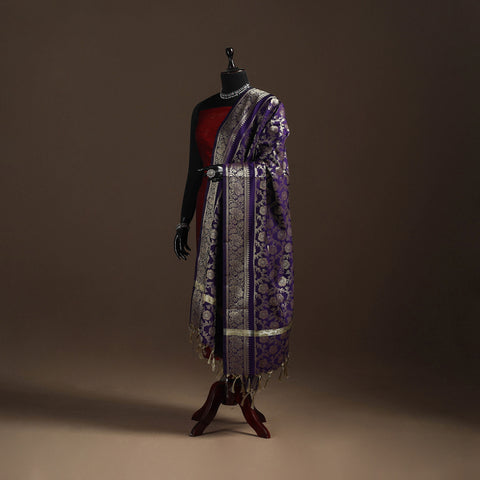 Zari Work Banarasi Silk Dupatta 22