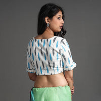 pochampally ikat stitched blouse 