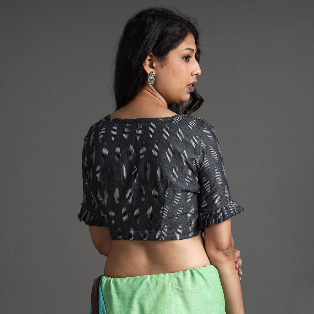 pochampally ikat stitched blouse 