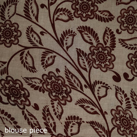 Kalamkari Printed Pure Mul Cotton Saree 16
