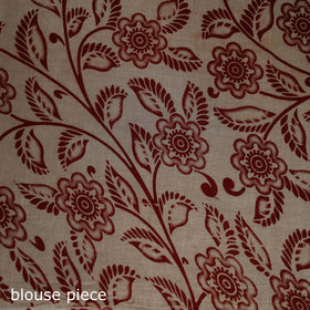 Kalamkari Printed Pure Mul Cotton Saree 17