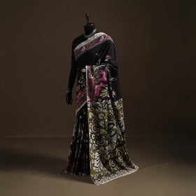 Kalamkari Printed Pure Mul Cotton Saree 21