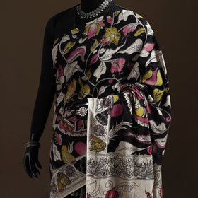 Kalamkari Printed Pure Mul Cotton Saree 22