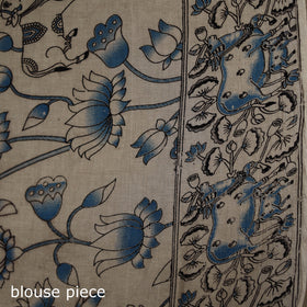Kalamkari Printed Pure Mul Cotton Saree 23