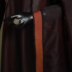 Brown - handloom silk cotton maheshwari dupatta 21