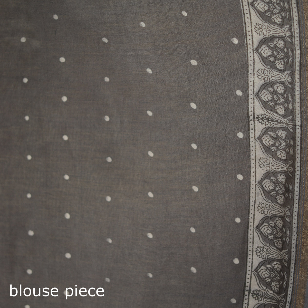 Chanderi Silk Akola Hand Block Print Natural Dyed Saree 11