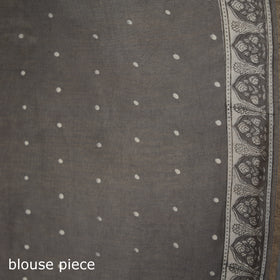Chanderi Silk Akola Hand Block Print Natural Dyed Saree 11