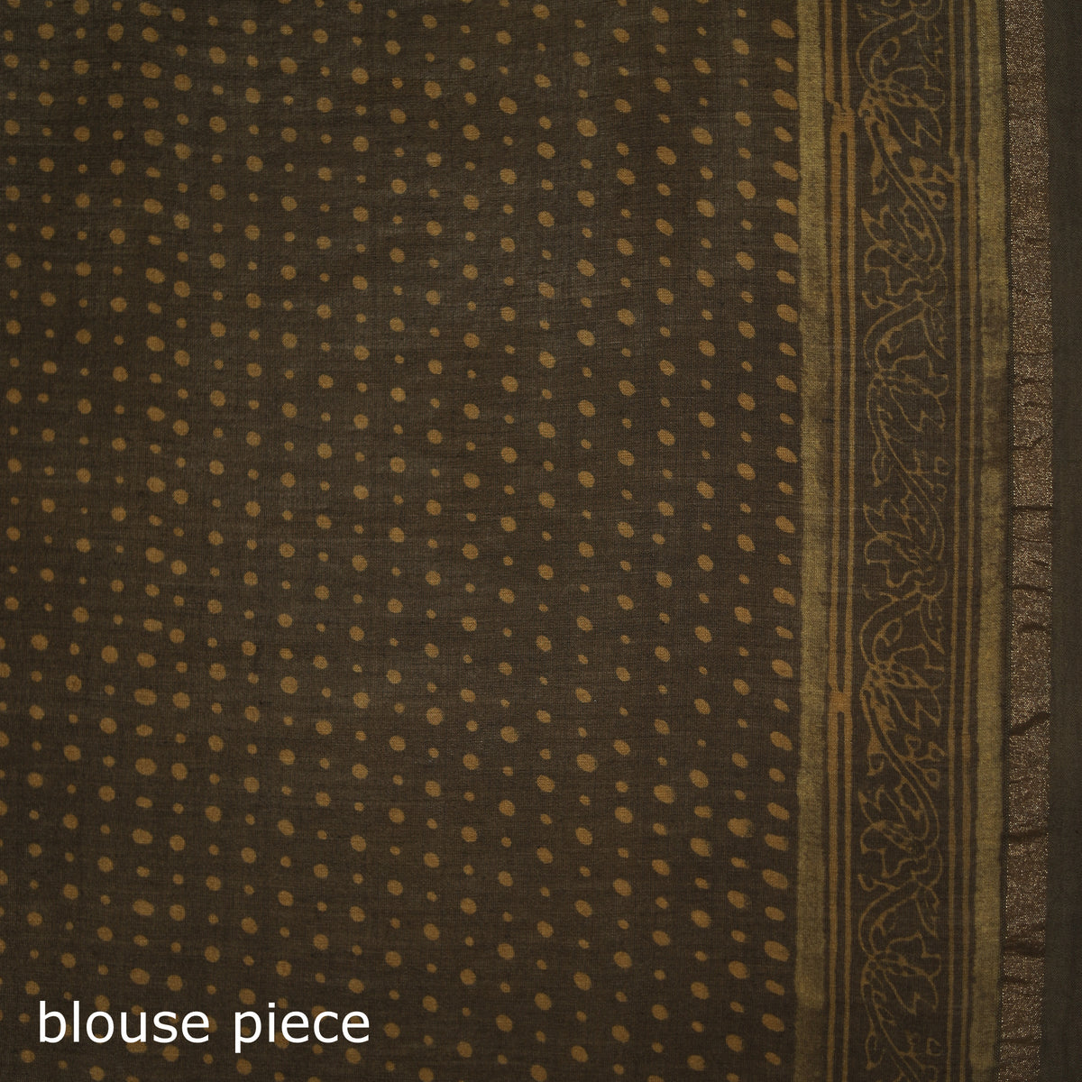 Chanderi Silk Akola Hand Block Print Natural Dyed Saree 02