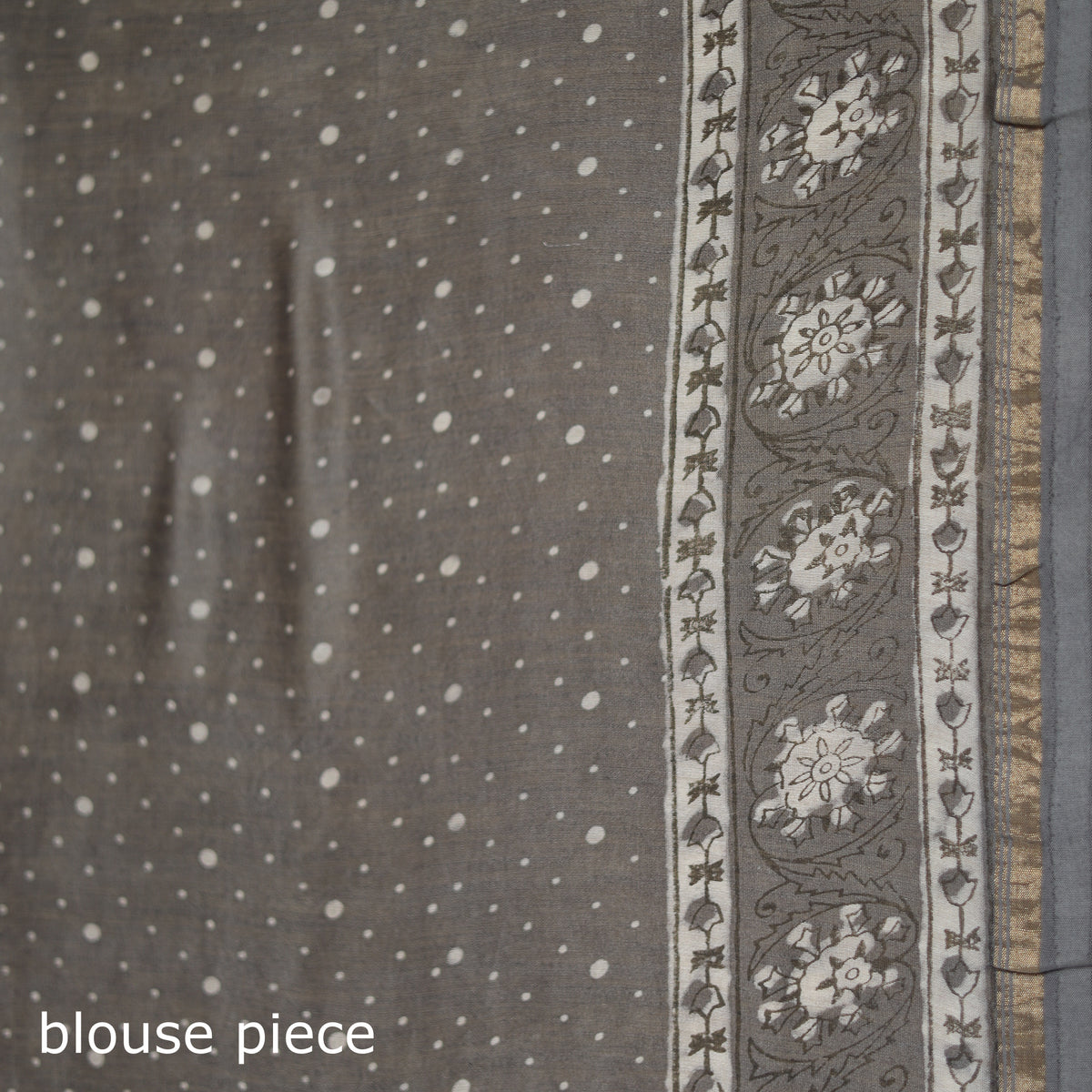 Chanderi Silk Akola Hand Block Print Natural Dyed Saree 04