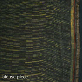 Chanderi Silk Akola Hand Block Print Natural Dyed Saree 05