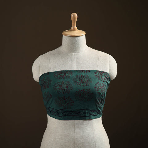 Bagh Hand Block Print Natural Dyed Cotton Blouse Piece 24