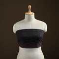 Black - Bagh Hand Block Print Natural Dyed Cotton Blouse Piece 27