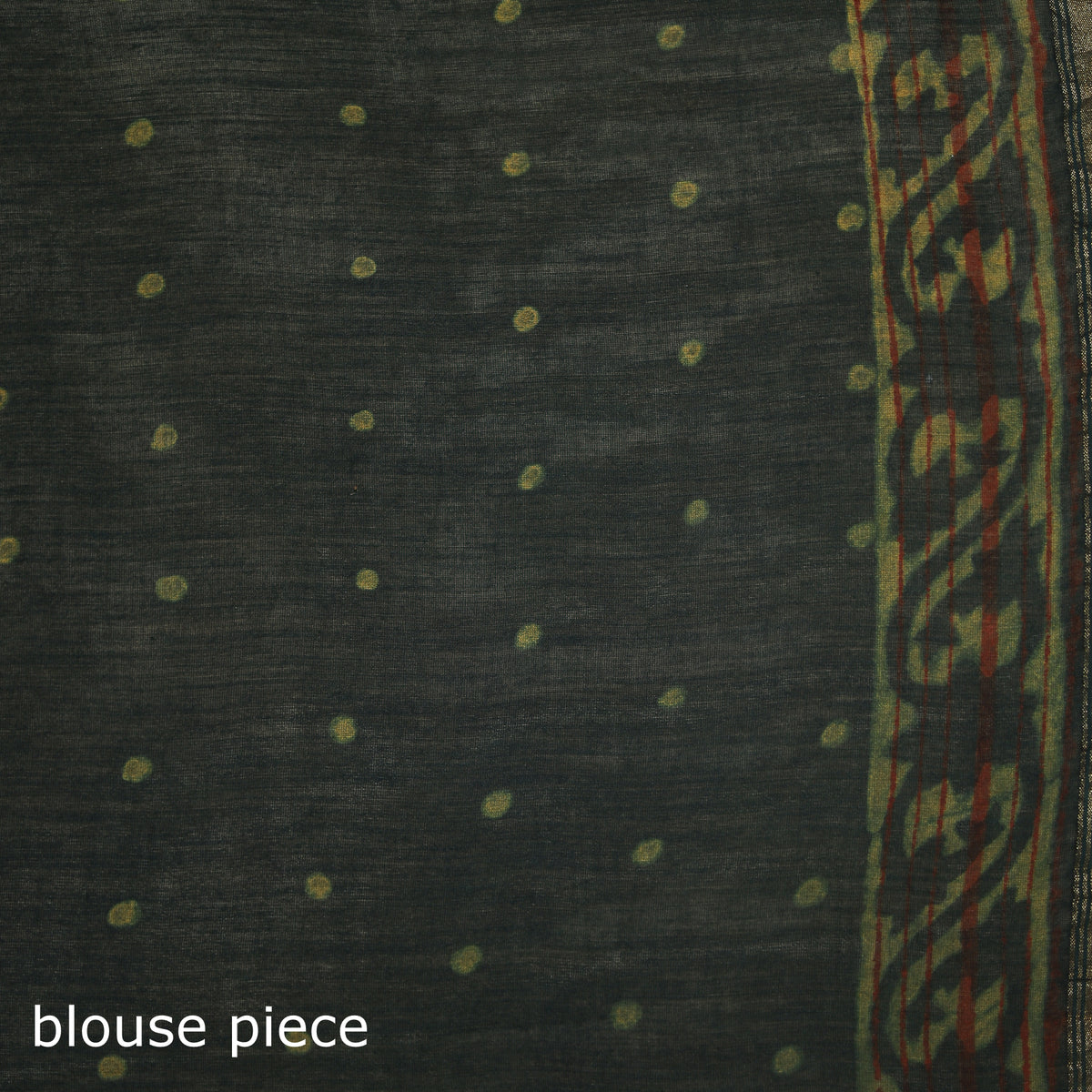 Chanderi Silk Akola Hand Block Print Natural Dyed Saree 07