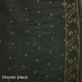 Chanderi Silk Akola Hand Block Print Natural Dyed Saree 07