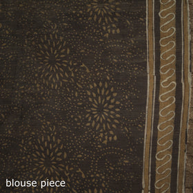 Chanderi Silk Akola Hand Block Print Natural Dyed Saree 08