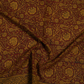 Brown - Bagh Hand Block Print Natural Dyed Cotton Blouse Piece 36