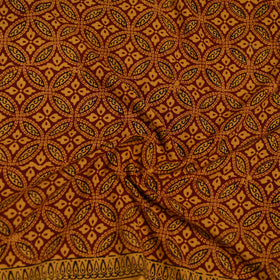 Yellow - Bagh Hand Block Print Natural Dyed Cotton Blouse Piece 33