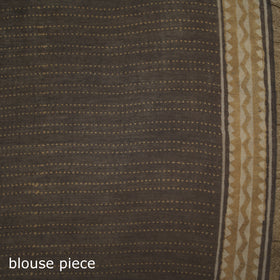 Chanderi Silk Akola Hand Block Print Natural Dyed Saree 17